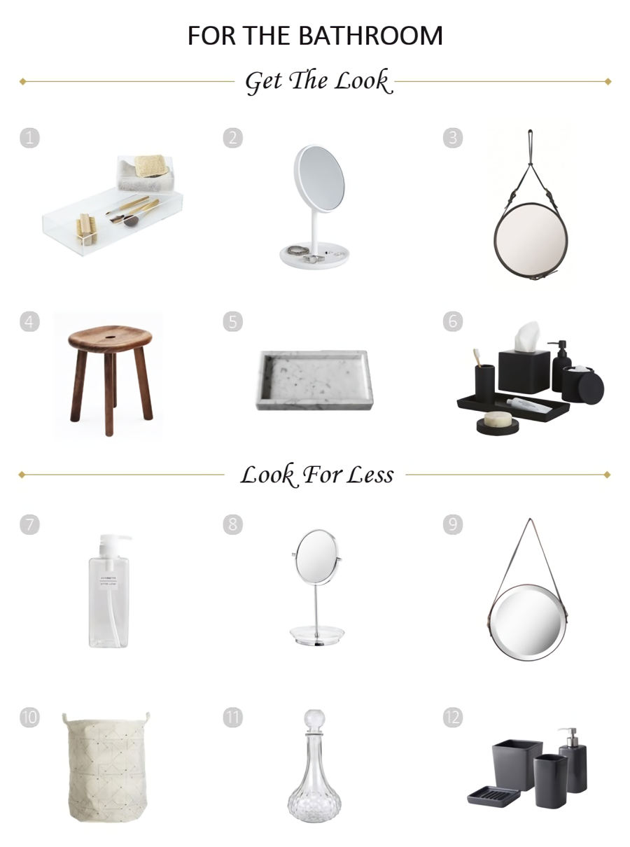 7 STEPS TOWARD A BETTER BATHROOM KATE DWELL IN STYLE_SHOPPING GUIDE